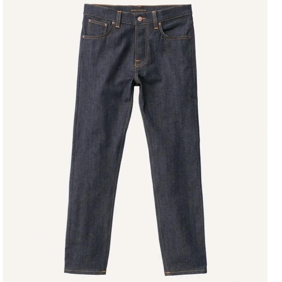 New Nudie Jeans Denim Pants Steady Eddie II Dry True Made in Italy W29 L32, W28 - Picture 1 of 16